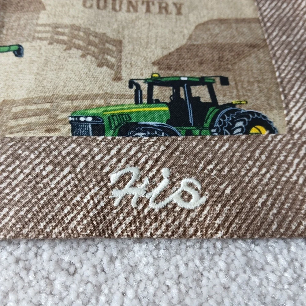 John Deere Placemats set of 2 Handmade His & Hers Tractor Farm